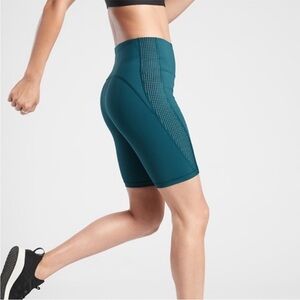 Athleta Teal Bike Shorts